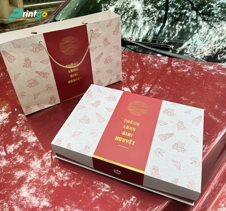 Printgo trình làng bộ hộp bánh trung thu Lăn Box Bakery trọn vị yêu thương