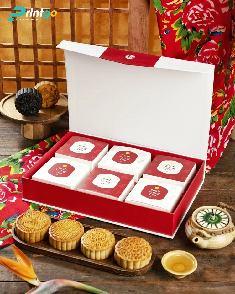Printgo trình làng bộ hộp bánh trung thu Lăn Box Bakery trọn vị yêu thương