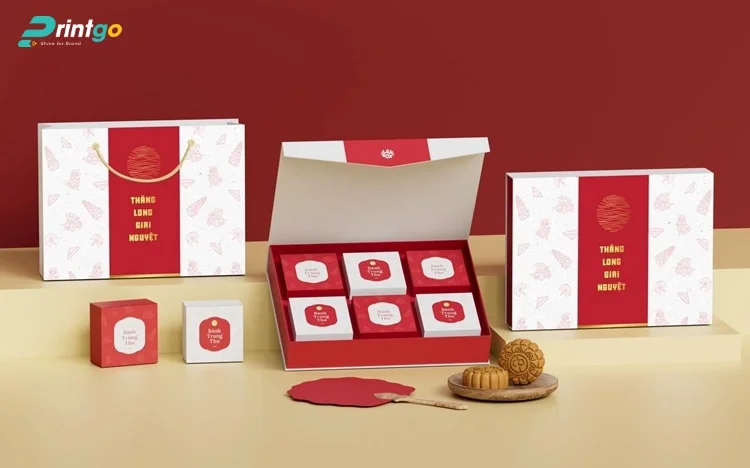 Printgo trình làng bộ hộp bánh trung thu Lăn Box Bakery trọn vị yêu thương