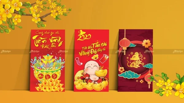 Tham khảo các mẫu lì xì tết đẹp mắt