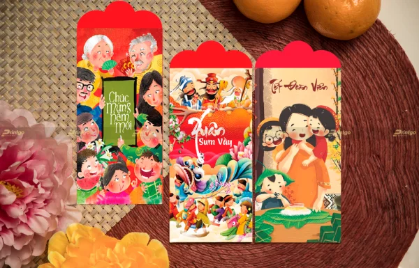Tham khảo các mẫu lì xì tết đẹp mắt