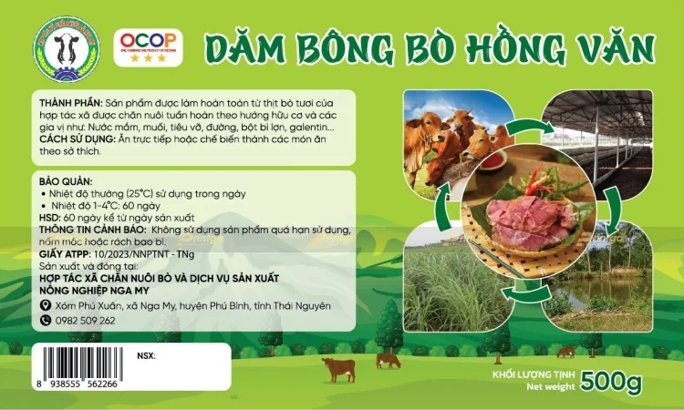 Sản phẩm nông nghiệp của HTX Nga My được marketing chuyên nghiệp cùng Printgo, Mgo