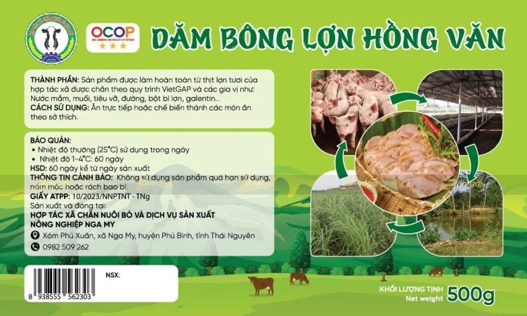 Sản phẩm nông nghiệp của HTX Nga My được marketing chuyên nghiệp cùng Printgo, Mgo