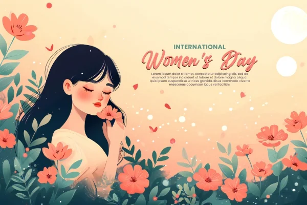 Những mẫu background 8/3 vector đẹp, sáng tạo nhất