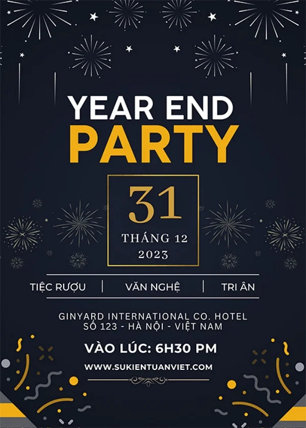 Tổng hợp các mẫu thư mời tất niên hay, ý nghĩa và ấn tượng nhất