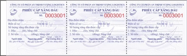 TOP 10 mẫu phiếu cấp xăng dầu được sử dụng phổ biến hiện nay