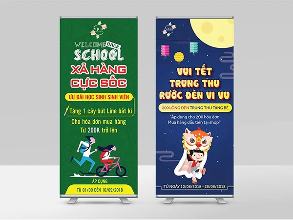 Mẫu Standee trung thu đẹp