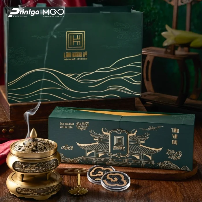 Câu chuyện bao bì thương hiệu trầm hương cao cấp Lâm Hoàng Kỳ do Printgo và Mgo thực hiện