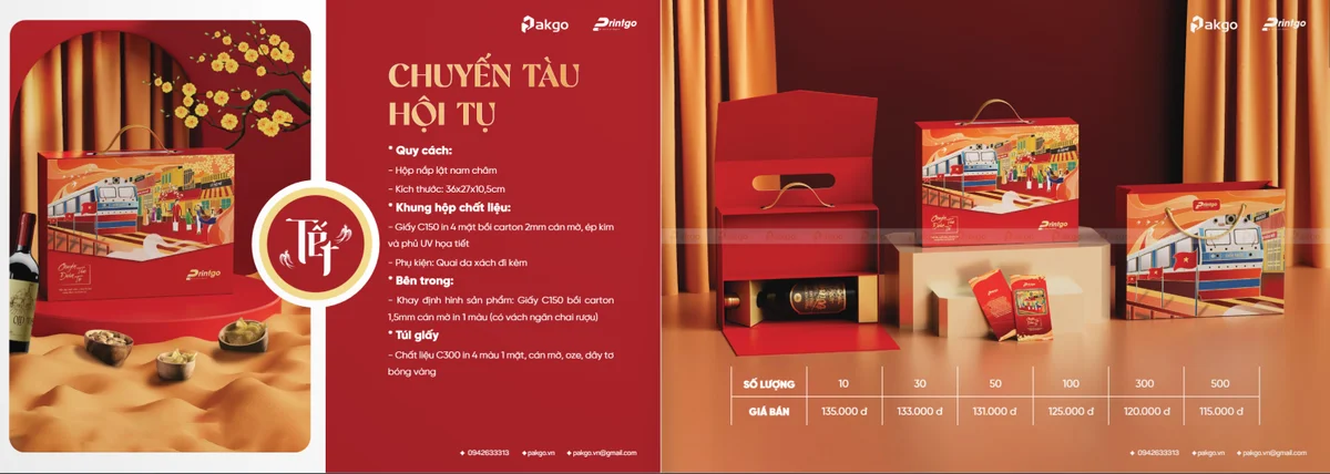 Sỉ, lẻ hộp đựng quà tết có sẵn 2025 trên toàn quốc