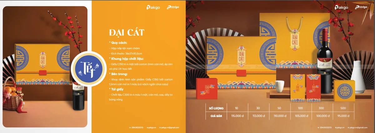Sỉ, lẻ hộp đựng quà tết có sẵn 2025 trên toàn quốc