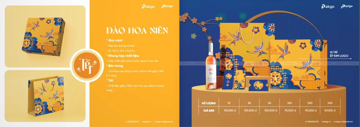 Sỉ, lẻ hộp đựng quà tết có sẵn 2025 trên toàn quốc