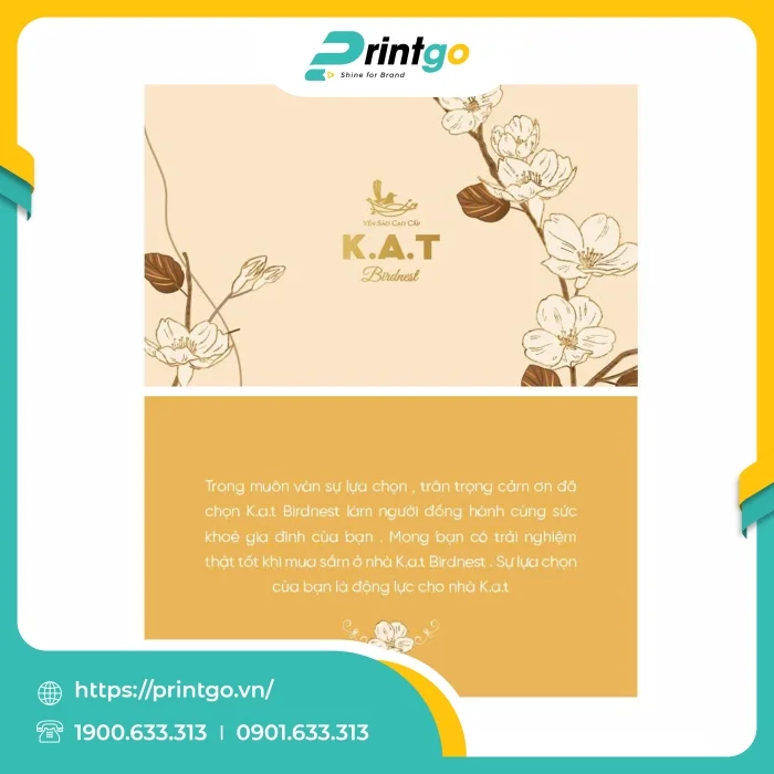 K.A.T Birdnest và Printgo: Thay đổi diện mạo, khoác lên màu áo mới cho yến sào thượng hạng