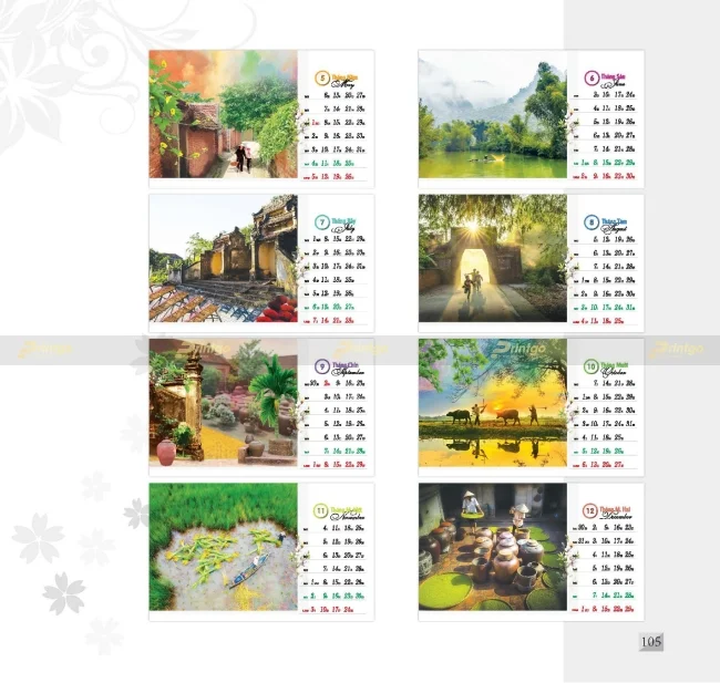 Bộ sưu tập Lịch tết Mỹ Thuật Việt 2025 thiết kế ấn tượng, giá tốt nhất thị trường