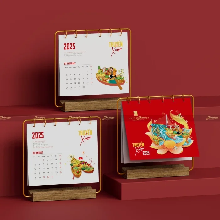 Bộ sưu tập lịch tết Printgo 2025