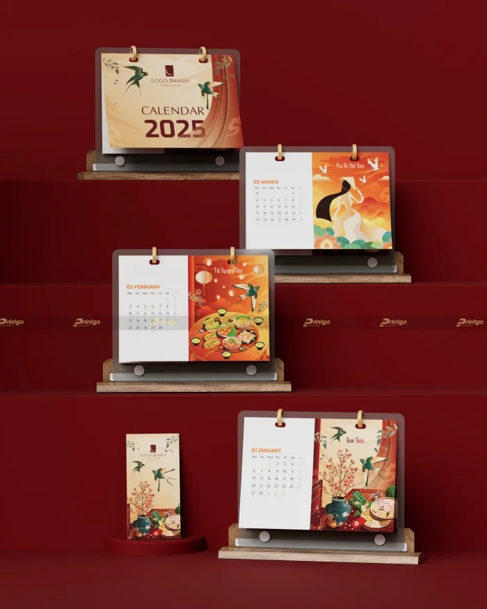 Bộ sưu tập lịch tết Printgo 2025