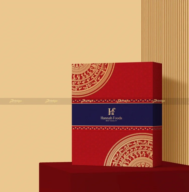 Khám phá bộ hộp quà Tết Hannah Foods của Printgo qua những nét văn hóa truyền thống độc đáo