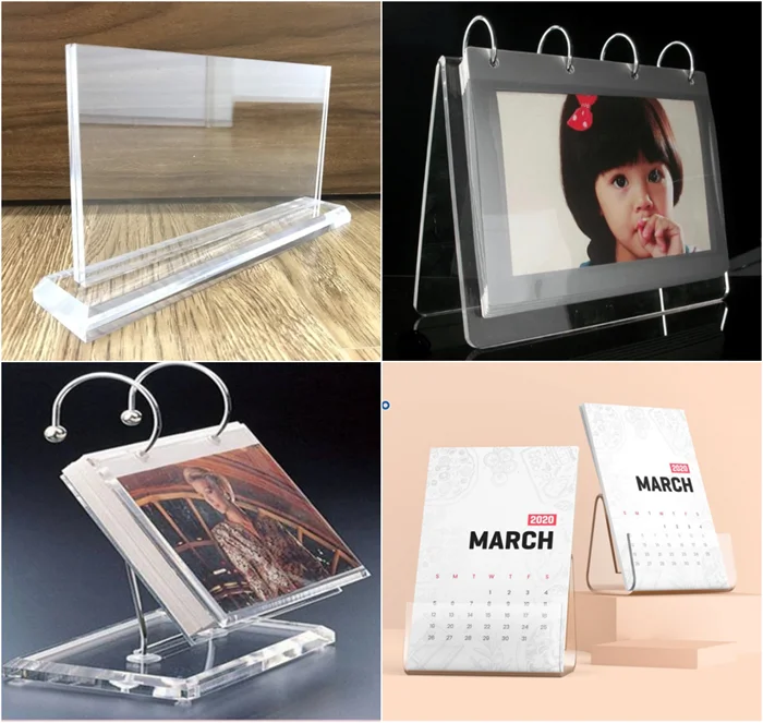Lịch để bàn đế gỗ và lịch để bàn đế mica - Nên chọn loại nào cho món quà doanh nghiệp?