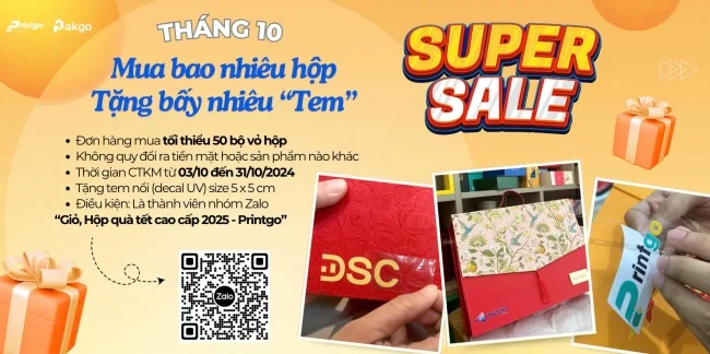 Super sale tháng 10 Pakgo: Mua bao nhiêu hộp - Tặng bấy nhiêu tem