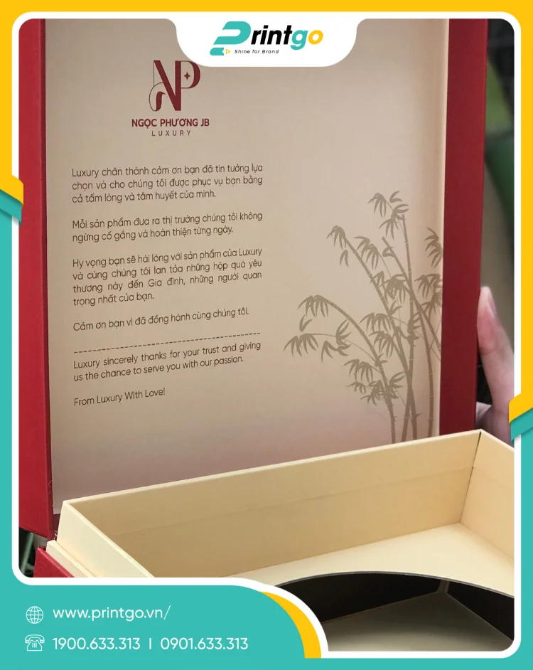 Printgo đồng hành cùng Luxury Ngọc Phương JB tạo nên những đột phát trên bao bì yến cao cấp