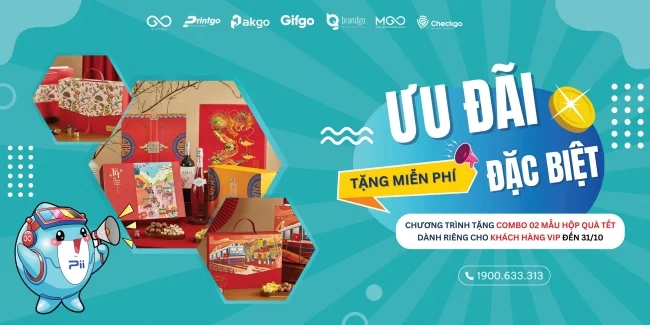 Tặng vỏ hộp quà tết - Chương trình tri ân khách hàng của Go Group