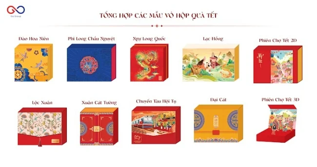 Tặng vỏ hộp quà tết - Chương trình tri ân khách hàng của Go Group