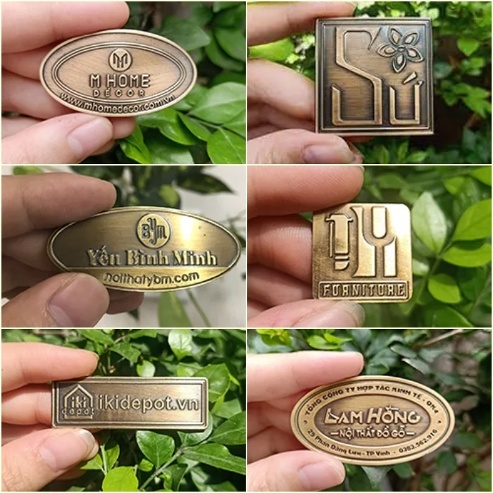 Tem đồng dập nổi, giả cổ