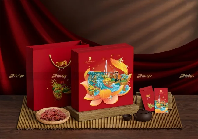 Hộp quà tết khách sạn Thuyền Xuân 