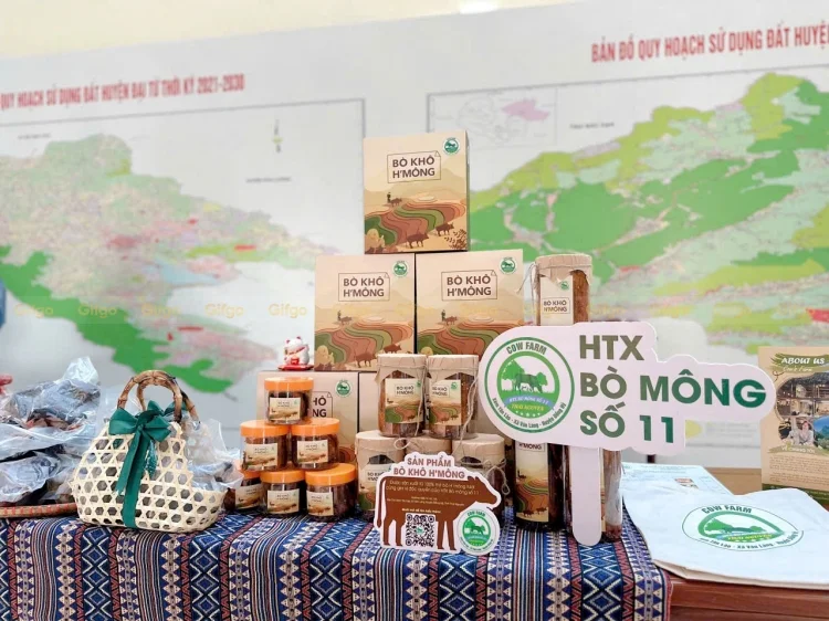 Cow Farm và Printgo: Thiết kế và in ấn bao bì Bò khô H'Mông đăng ký dự thi chứng nhận OCOP