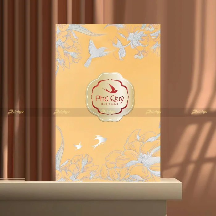 Dự án in ấn hộp đựng yến sào Phú Quý
