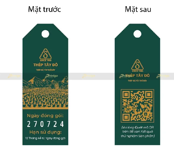 Hộp đựng rượu Thép Tây Đô mang dấu ấn thương hiệu