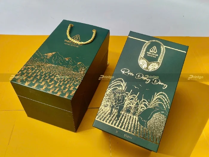 dự án thiết kế và in hộp đựng rượu Thép Tây Đô
