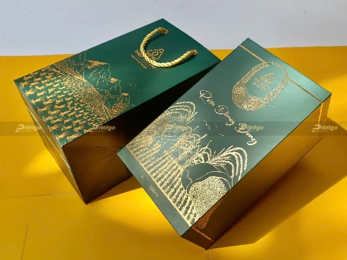 dự án thiết kế và in hộp đựng rượu Thép Tây Đô