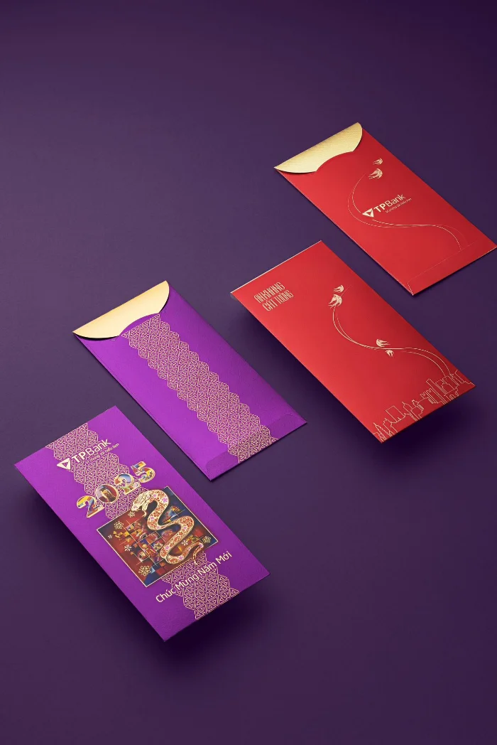 In bao lì xì ngân hàng: Cách tạo ấn tượng và nâng tầm thương hiệu