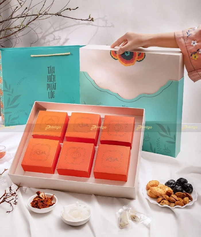 Dự án in hộp đựng quà tết Ficakes