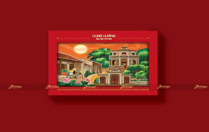Dự án thiết kế và in hộp giấy đựng sản phẩm Dũng Hương