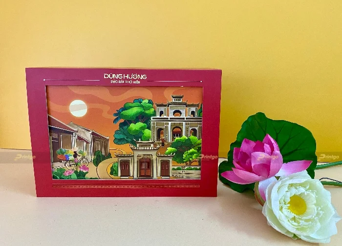 Dự án thiết kế và in hộp giấy đựng sản phẩm Dũng Hương