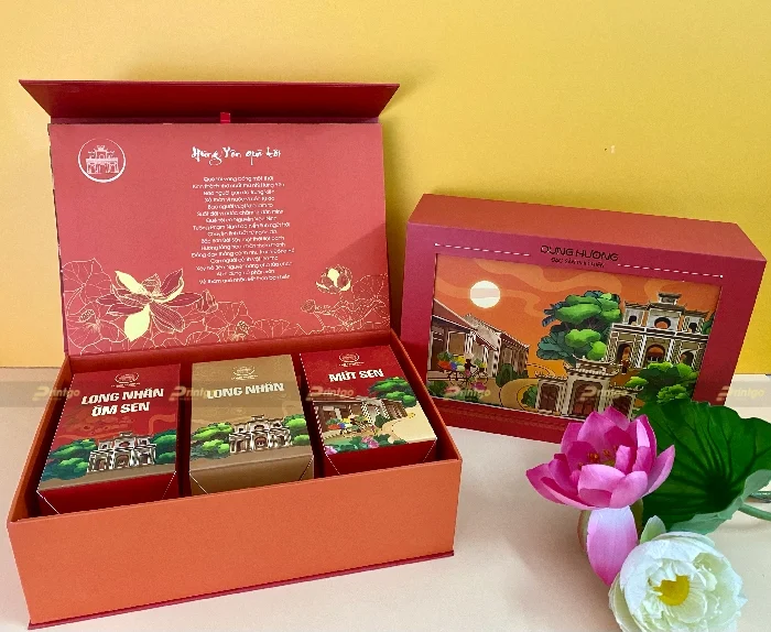 Dự án thiết kế và in hộp giấy đựng sản phẩm Dũng Hương
