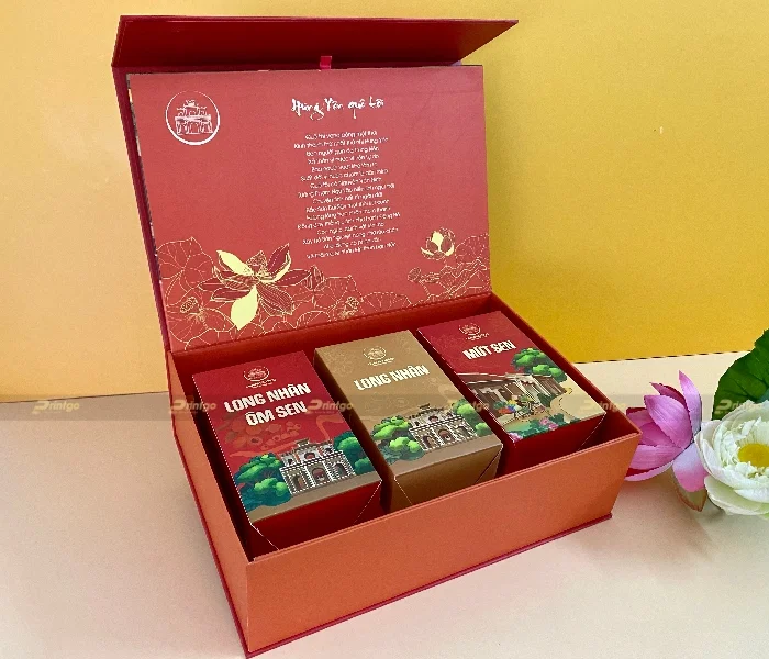 Dự án thiết kế và in hộp giấy đựng sản phẩm Dũng Hương