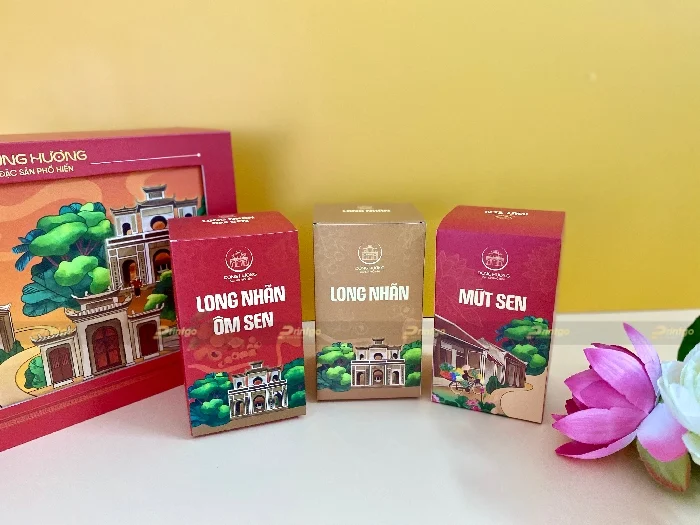 Dự án thiết kế và in hộp giấy đựng sản phẩm Dũng Hương