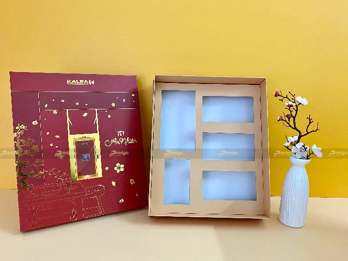 Dự án thiết kế và in hộp quà tết Cibes