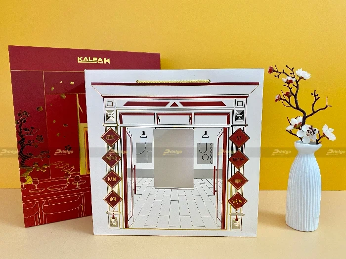 Dự án thiết kế và in hộp quà tết Cibes