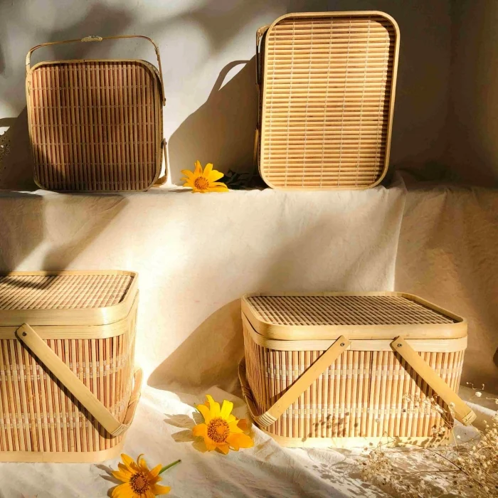 Hộp quà tết mây tre đan là gì? 