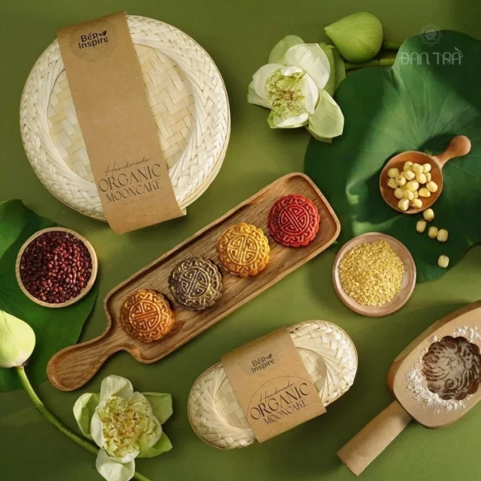 Mẫu hộp quà tết mây tre đan hình tròn