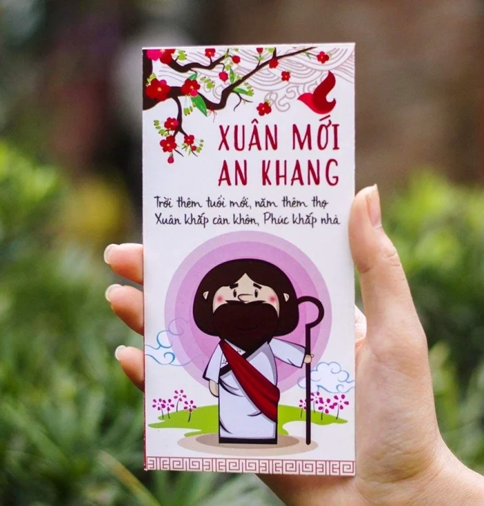 Bao lì xì công giáo - Những mẫu thiết kế độc đáo mang đến phước lành cho năm mới