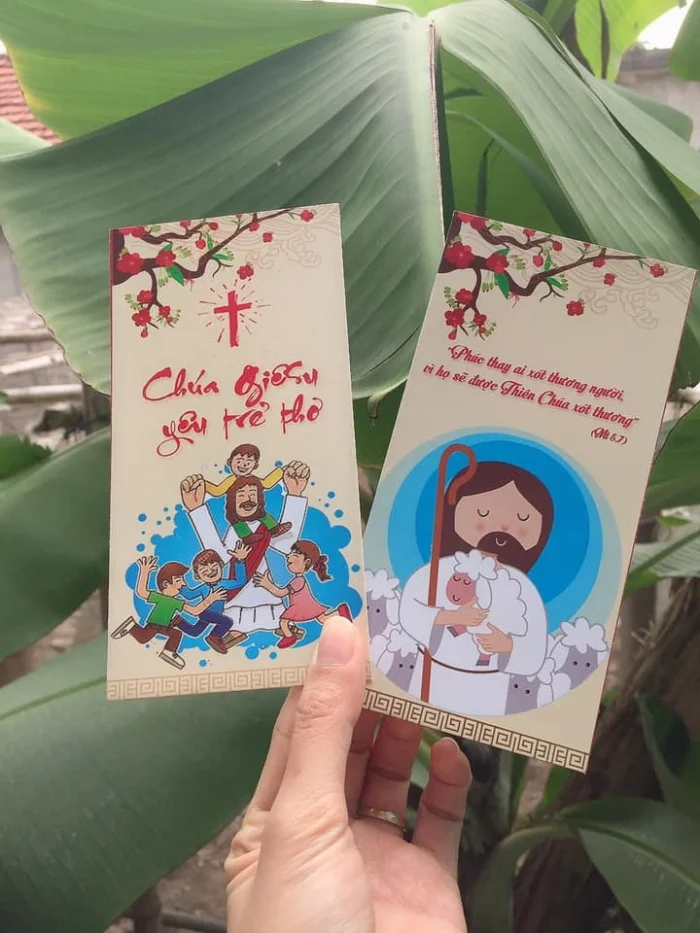 Bao lì xì công giáo - Những mẫu thiết kế độc đáo mang đến phước lành cho năm mới