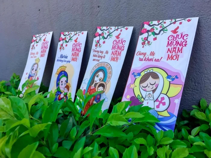 Bao lì xì công giáo - Những mẫu thiết kế độc đáo mang đến phước lành cho năm mới