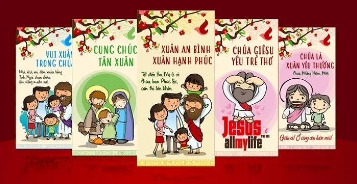 Bao lì xì công giáo - Những mẫu thiết kế độc đáo mang đến phước lành cho năm mới