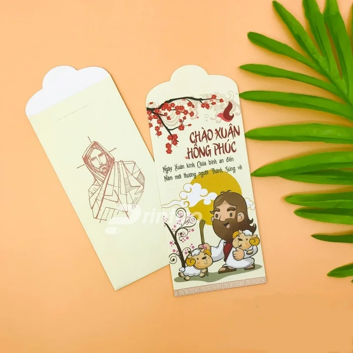 Bao lì xì công giáo - Những mẫu thiết kế độc đáo mang đến phước lành cho năm mới