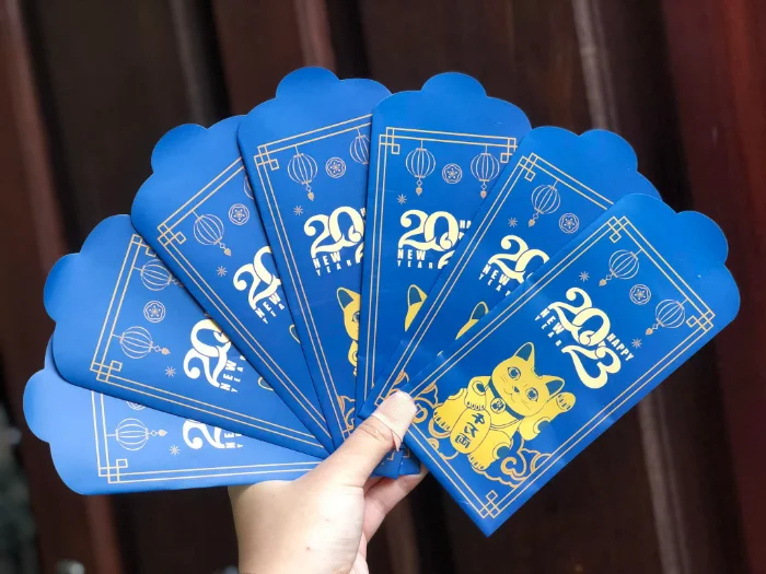 Tổng hợp các mẫu bao lì xì màu xanh đẹp, độc đáo cho năm mới 2025
