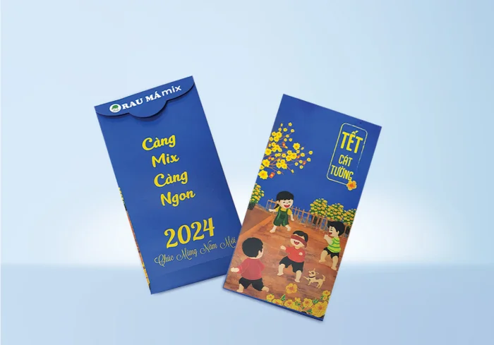 Tổng hợp các mẫu bao lì xì màu xanh đẹp, độc đáo cho năm mới 2025